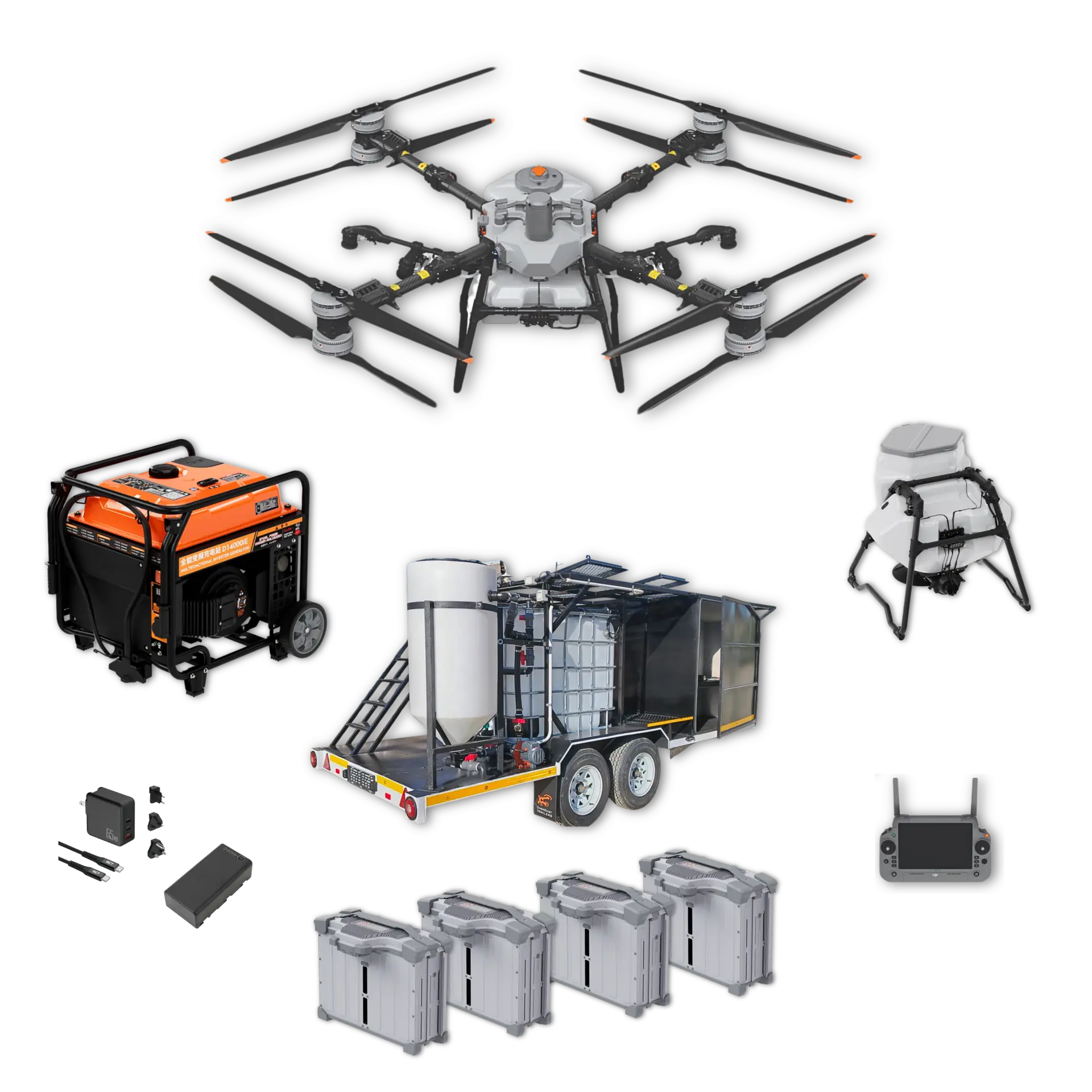 EDSSA Agras T100 Mobile Spraying Package